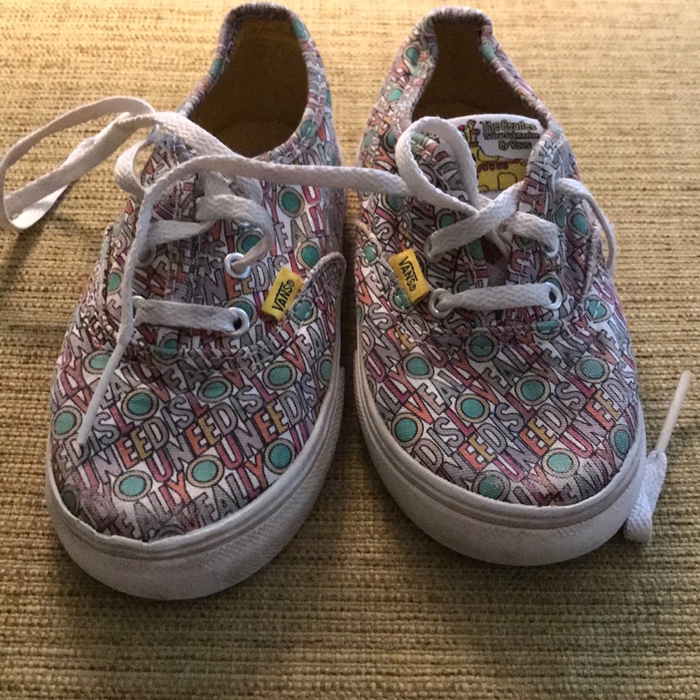 “All you need is love” vans shoes